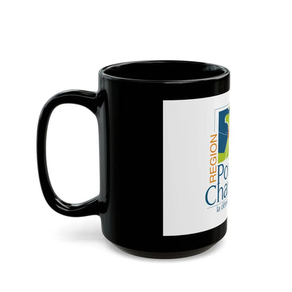 Flag of Poitou Charentes France 2 - Black Coffee Mug-Go Mug Yourself