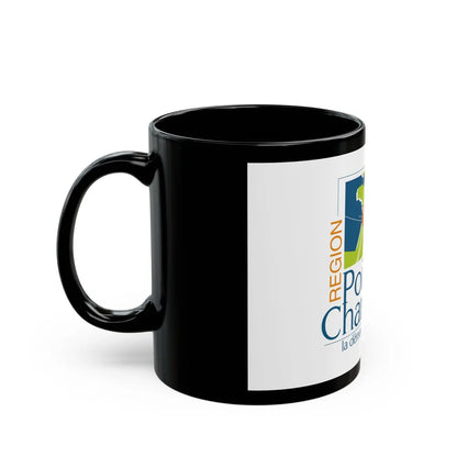 Flag of Poitou Charentes France 2 - Black Coffee Mug-Go Mug Yourself