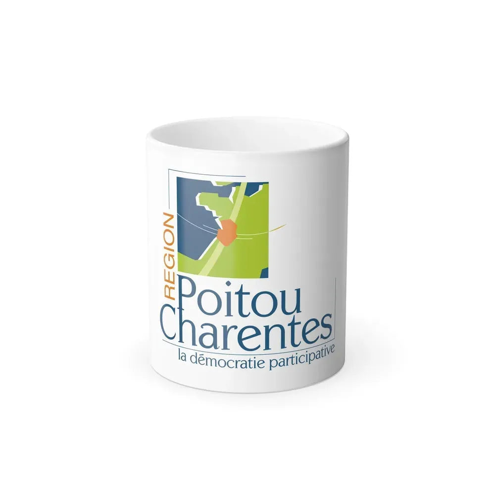 Flag of Poitou Charentes France 2 - Color Changing Coffee Mug 11oz - Go Mug Yourself