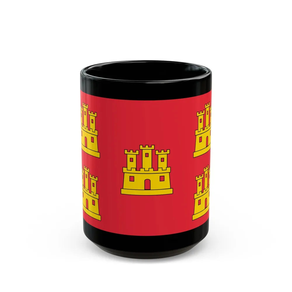 Flag of Poitou Charentes France - Black Coffee Mug-15oz-Go Mug Yourself