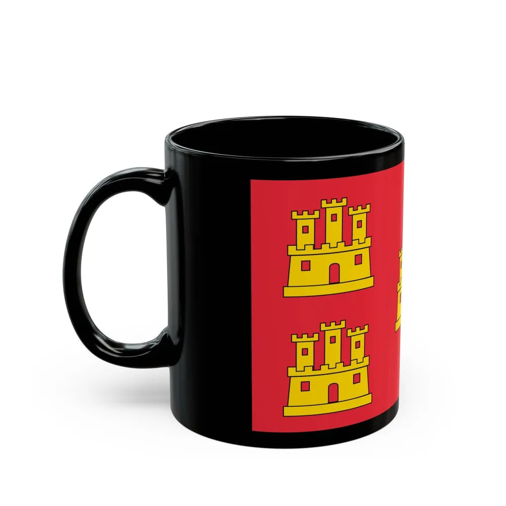 Flag of Poitou Charentes France - Black Coffee Mug-Go Mug Yourself