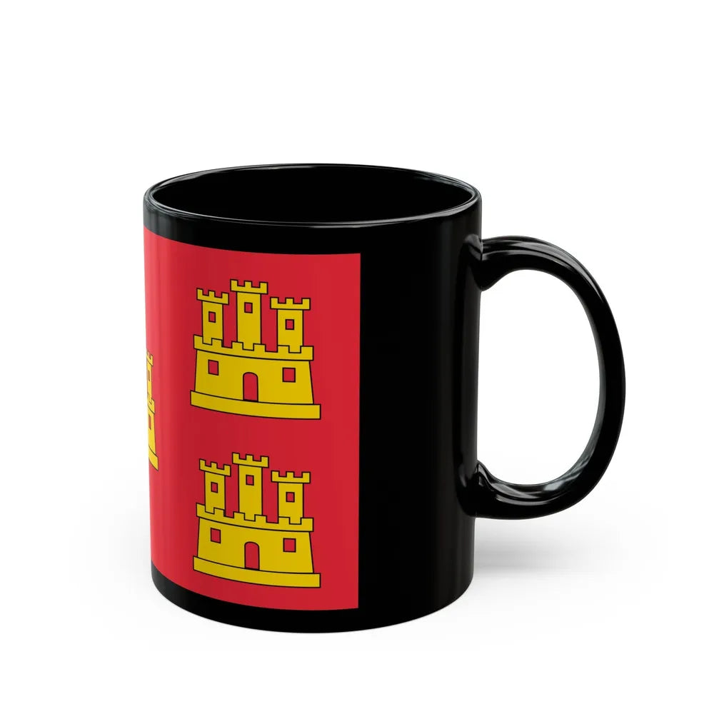 Flag of Poitou Charentes France - Black Coffee Mug-Go Mug Yourself