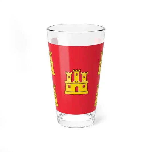 Flag of Poitou Charentes France - Pint Glass 16oz 16oz - Go Mug Yourself
