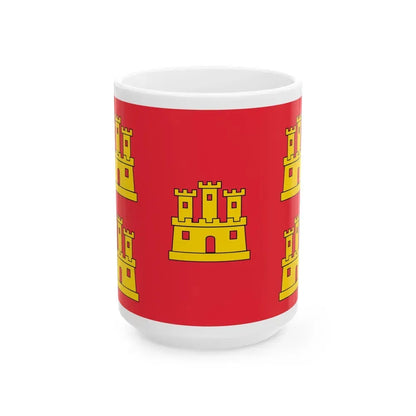 Flag of Poitou Charentes France - White Coffee Mug 15oz - Go Mug Yourself