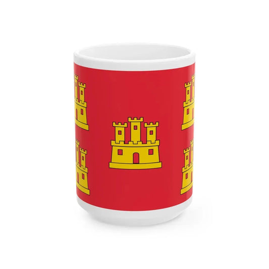 Flag of Poitou Charentes France - White Coffee Mug 15oz - Go Mug Yourself
