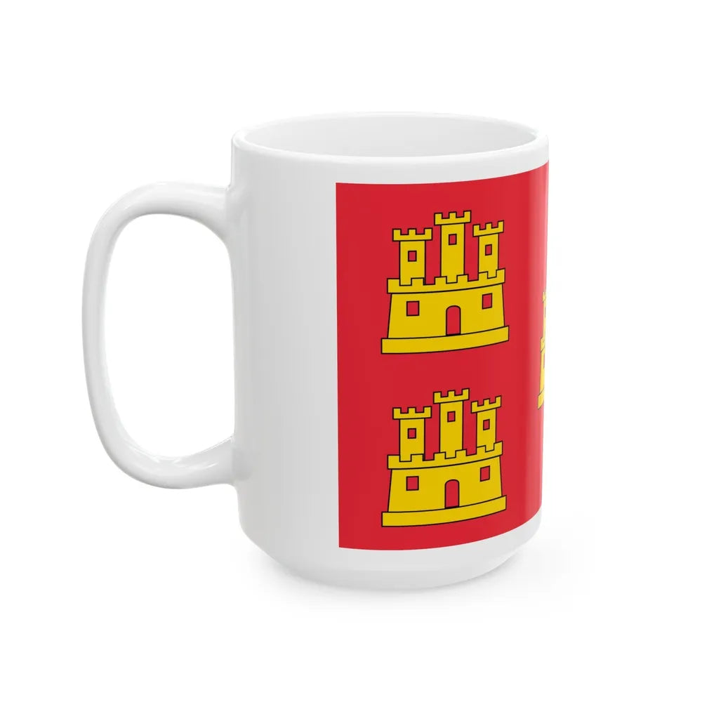 Flag of Poitou Charentes France - White Coffee Mug-Go Mug Yourself