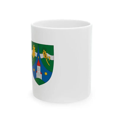 Flag of Pokaszepetk (Hungary) White Coffee Mug 11oz - Go Mug Yourself