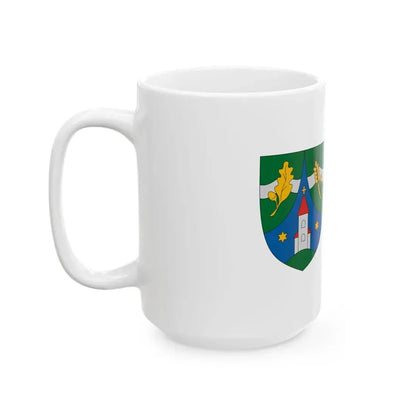Flag of Pokaszepetk (Hungary) White Coffee Mug - Go Mug Yourself