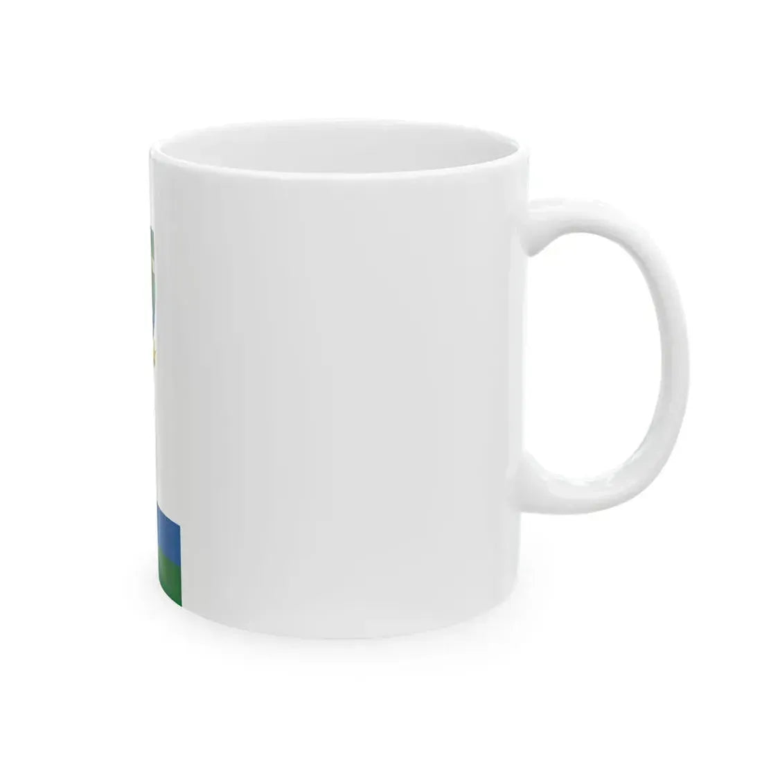 Flag of Pokaszepetk vertical (Hungary) White Coffee Mug - Go Mug Yourself