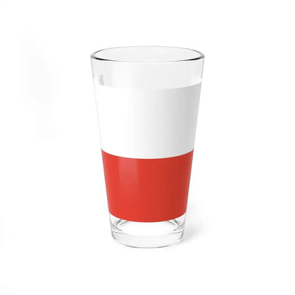Flag of Poland 1928-1980 3-2 (Poland) Pint Glass 16oz 16oz - Go Mug Yourself