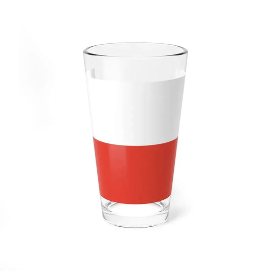 Flag of Poland 1928-1980 3-2 (Poland) Pint Glass 16oz 16oz - Go Mug Yourself