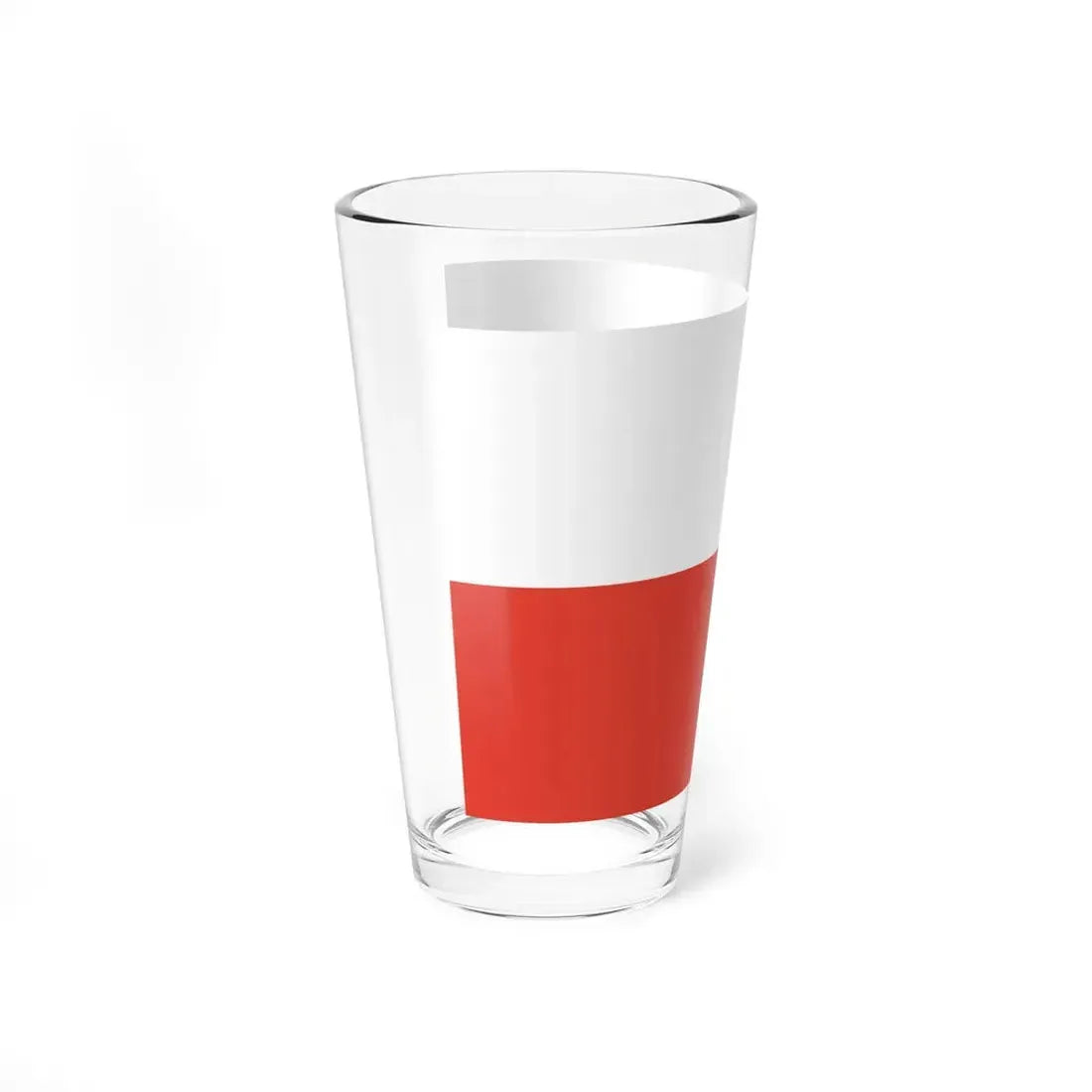 Flag of Poland 1928-1980 3-2 (Poland) Pint Glass 16oz - Go Mug Yourself