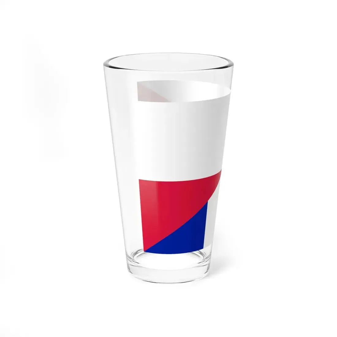 Flag of Poland and France (France) Pint Glass 16oz - Go Mug Yourself
