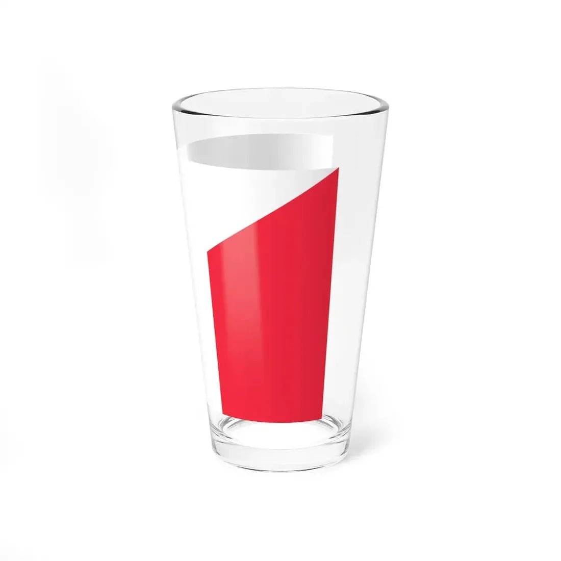 Flag of Poland and France (France) Pint Glass 16oz - Go Mug Yourself