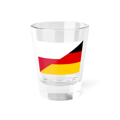 Flag of Poland and Germany (Germany) Shot Glass 1.5oz 1.5oz - Go Mug Yourself