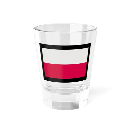 Flag of Poland-black bg (Poland) Shot Glass 1.5oz 1.5oz - Go Mug Yourself