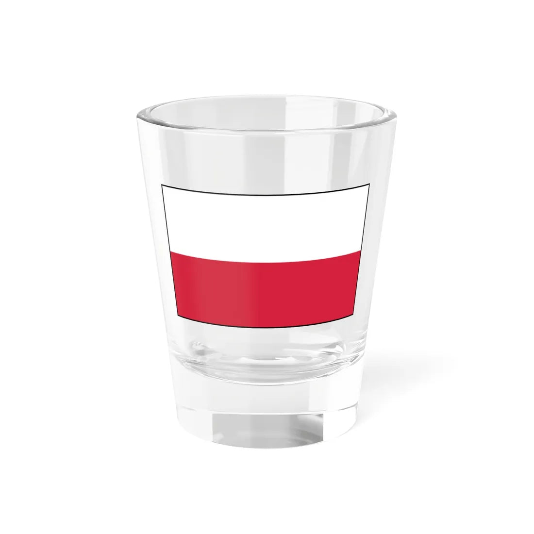 Flag of Poland bordered 2 (Poland) Shot Glass 1.5oz 1.5oz - Go Mug Yourself