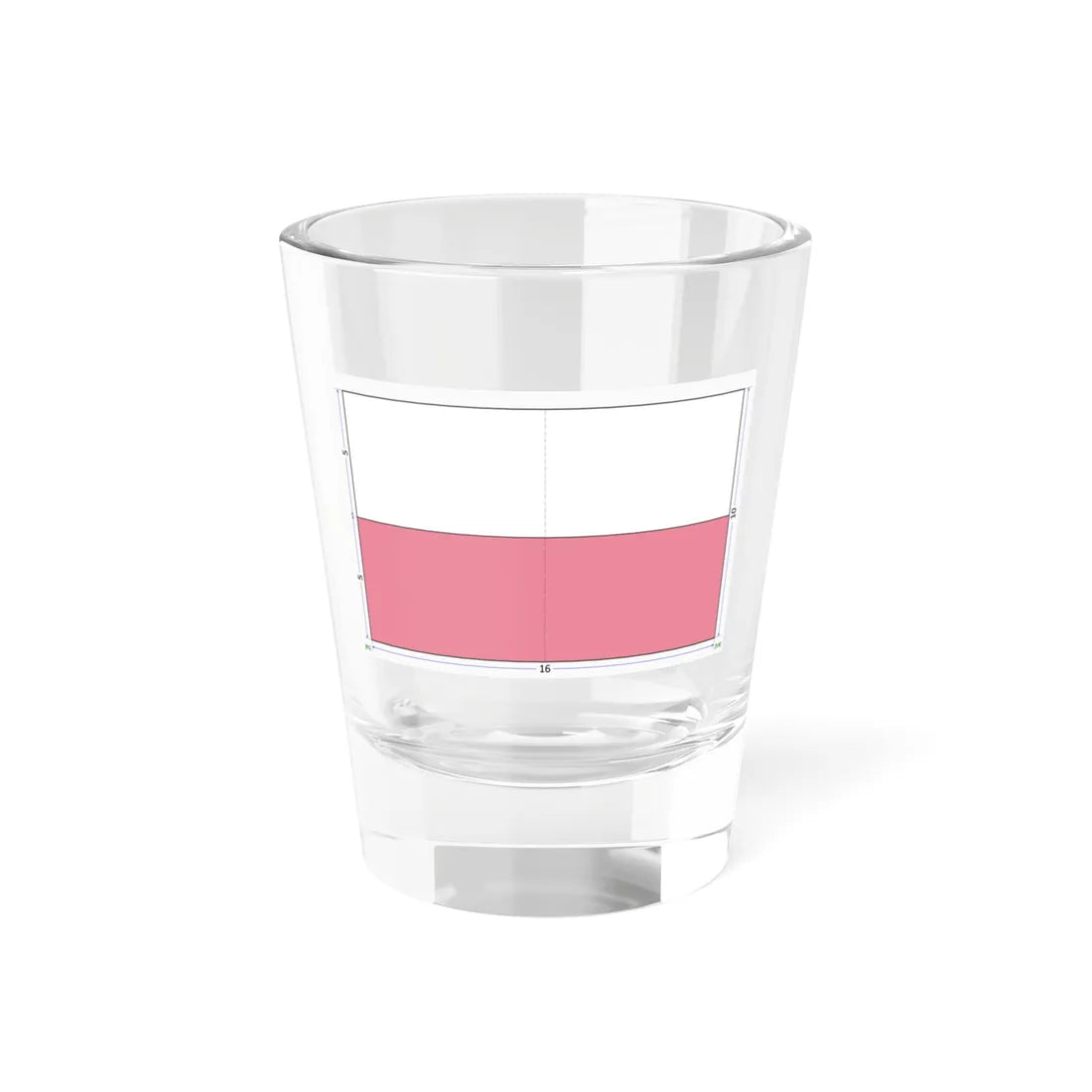 Flag of Poland construction sheet (Poland) Shot Glass 1.5oz 1.5oz - Go Mug Yourself