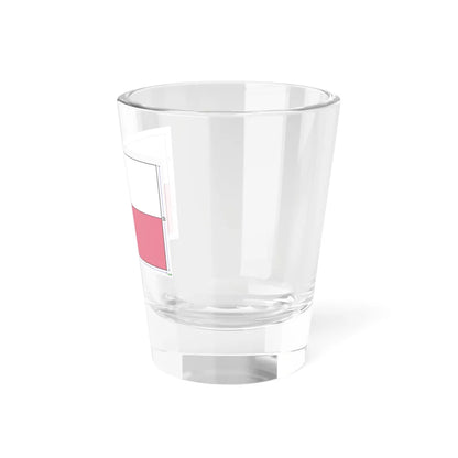 Flag of Poland construction sheet (Poland) Shot Glass 1.5oz - Go Mug Yourself