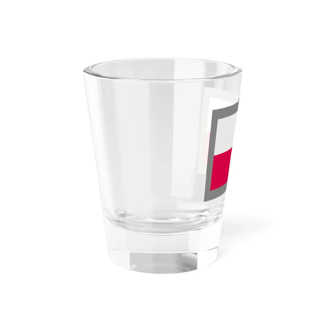 Flag of Poland-grey bg (Poland) Shot Glass 1.5oz - Go Mug Yourself