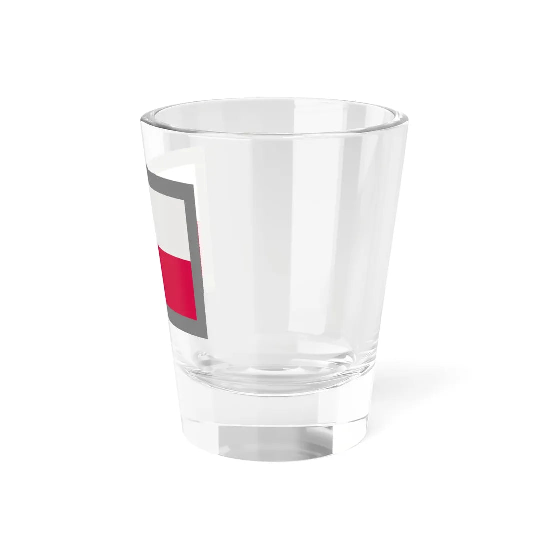 Flag of Poland-grey bg (Poland) Shot Glass 1.5oz - Go Mug Yourself