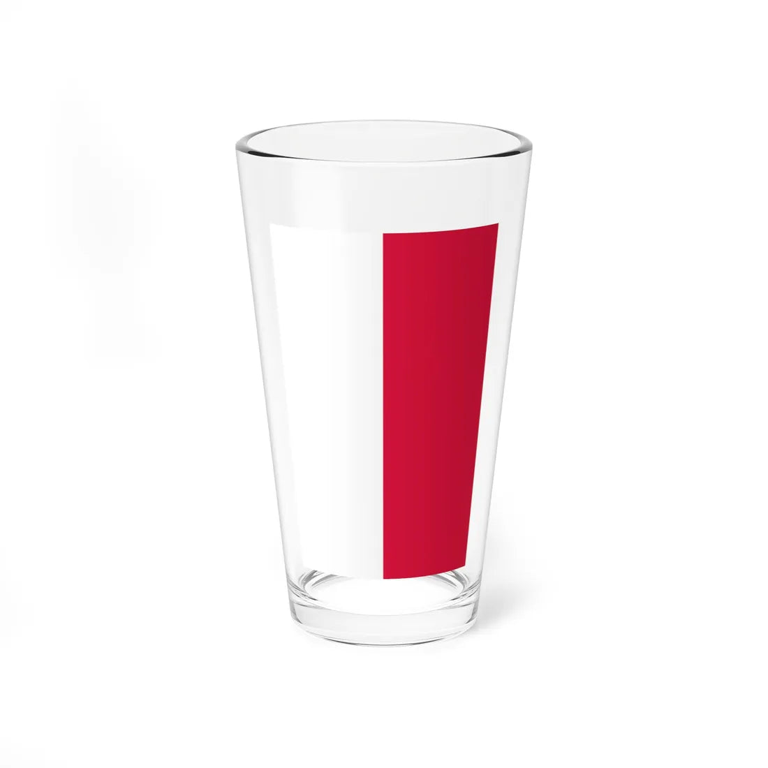 Flag of Poland vertical (Poland) Pint Glass 16oz 16oz - Go Mug Yourself