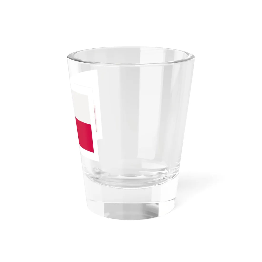 Flag of Poland-white bg (Poland) Shot Glass 1.5oz - Go Mug Yourself