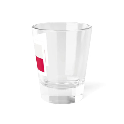 Flag of Poland-white bg (Poland) Shot Glass 1.5oz - Go Mug Yourself