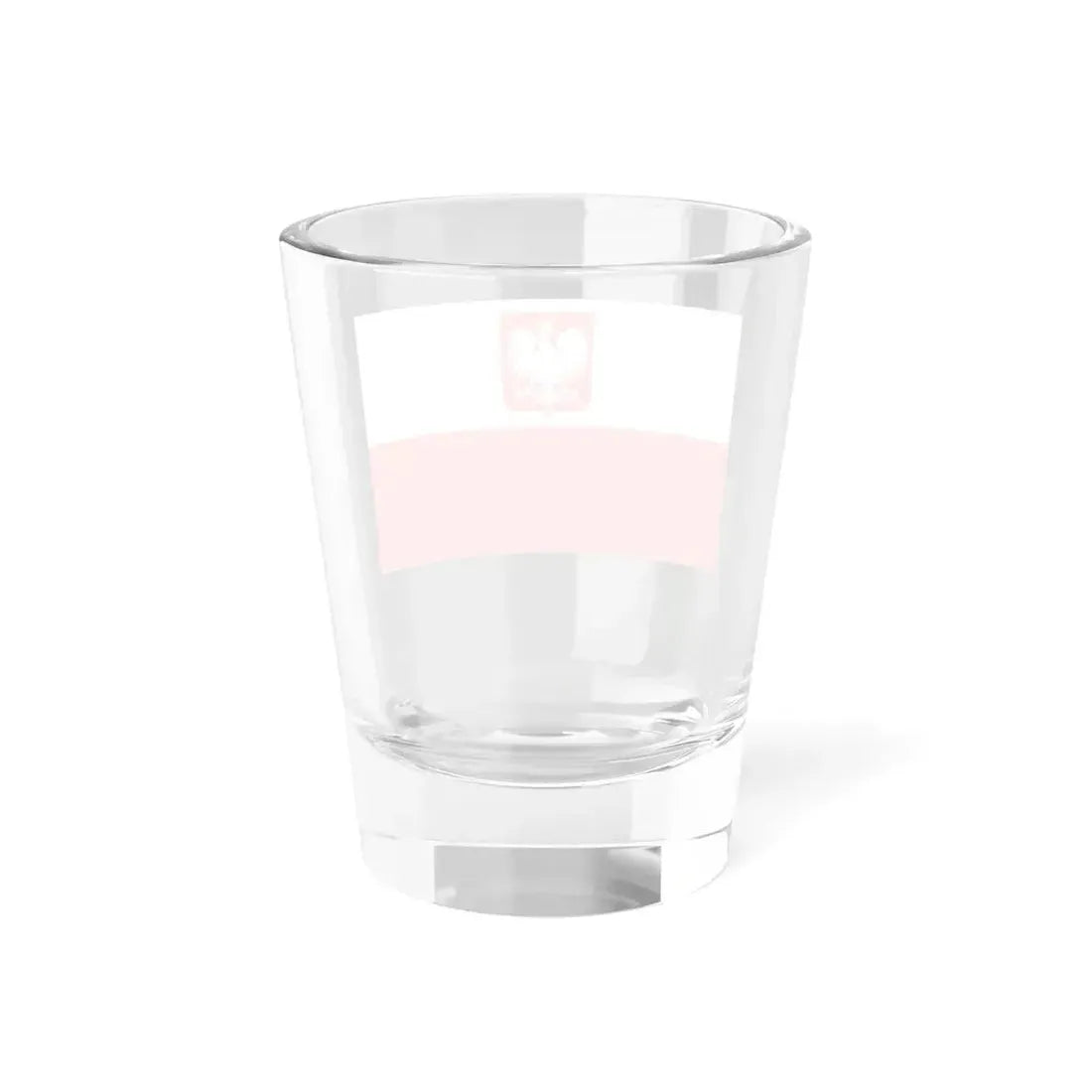 Flag of Poland with coat of arms (Poland) Shot Glass 1.5oz - Go Mug Yourself