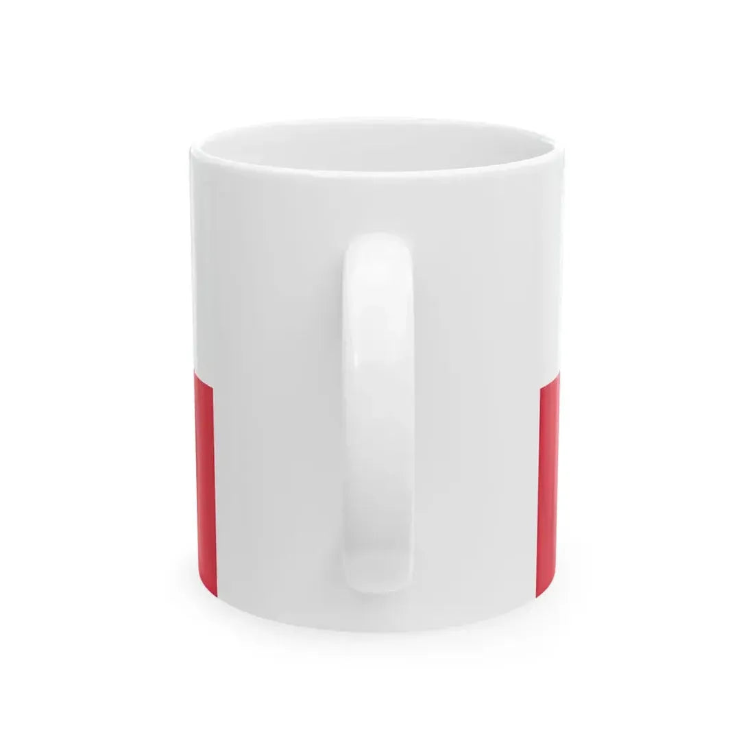 Flag of Poland with coat of arms (Poland) White Coffee Mug - Go Mug Yourself