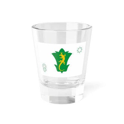 Flag of Polevskoy (Russia) Shot Glass 1.5oz 1.5oz - Go Mug Yourself