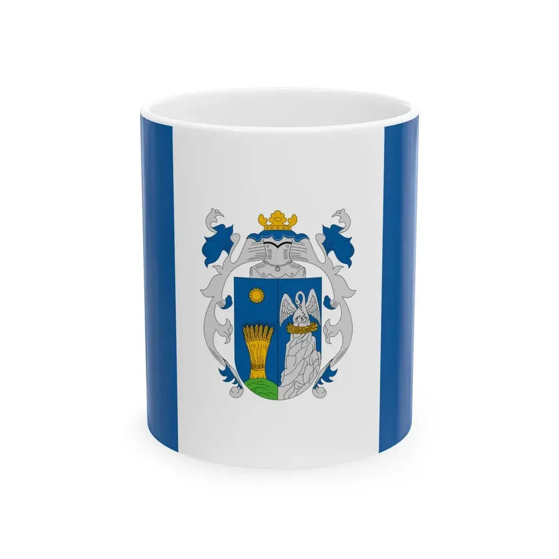 Flag of Polgardi (Hungary) White Coffee Mug 11oz - Go Mug Yourself