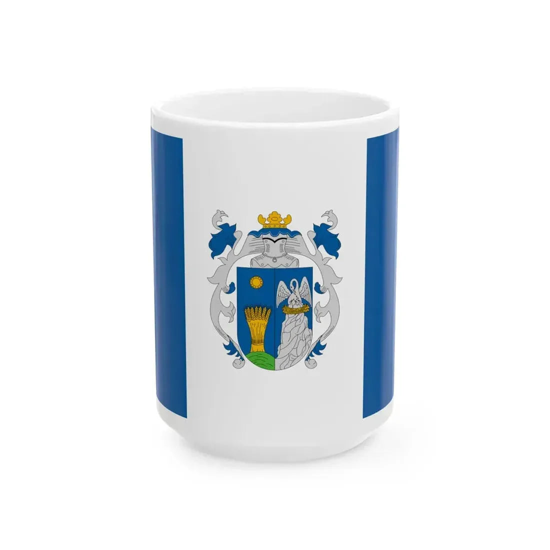 Flag of Polgardi (Hungary) White Coffee Mug 15oz - Go Mug Yourself