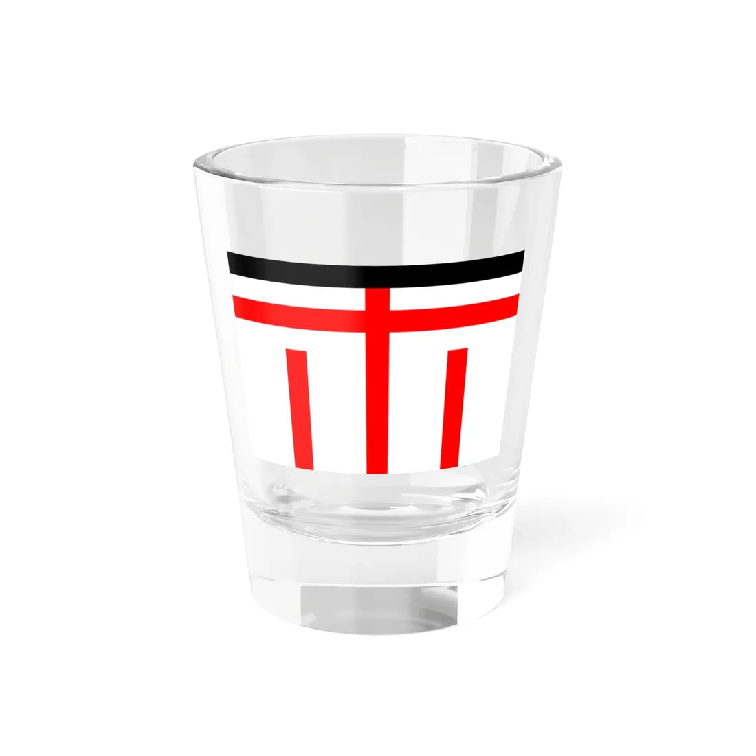 Flag of police of Japanese Taiwan 1897-1901 (Japan) Shot Glass 1.5oz 1.5oz - Go Mug Yourself