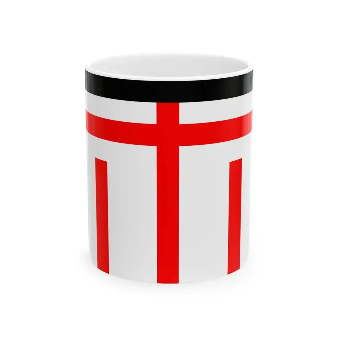 Flag of police of Japanese Taiwan 1897-1901 (Japan) White Coffee Mug 11oz - Go Mug Yourself