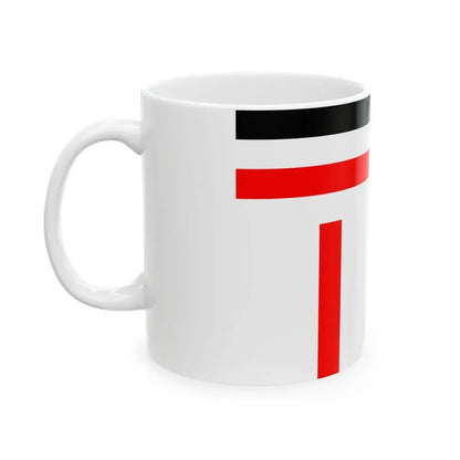 Flag of police of Japanese Taiwan 1897-1901 (Japan) White Coffee Mug - Go Mug Yourself