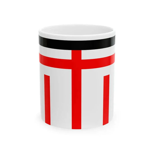 Flag of police of Japanese Taiwan 1901-1945 (Japan) White Coffee Mug 11oz - Go Mug Yourself