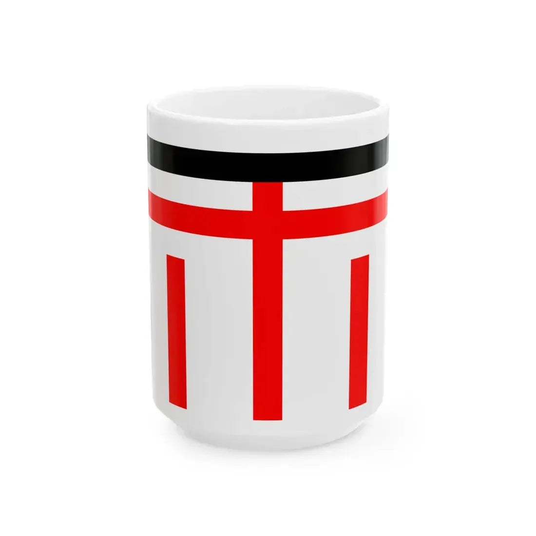 Flag of police of Japanese Taiwan 1901-1945 (Japan) White Coffee Mug 15oz - Go Mug Yourself