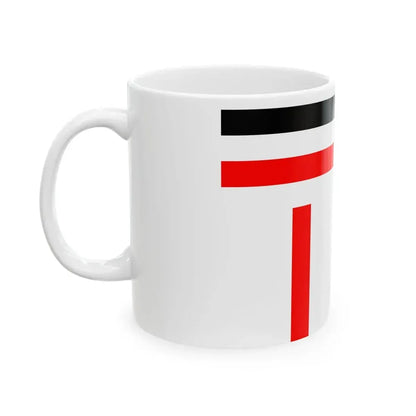 Flag of police of Japanese Taiwan 1901-1945 (Japan) White Coffee Mug - Go Mug Yourself