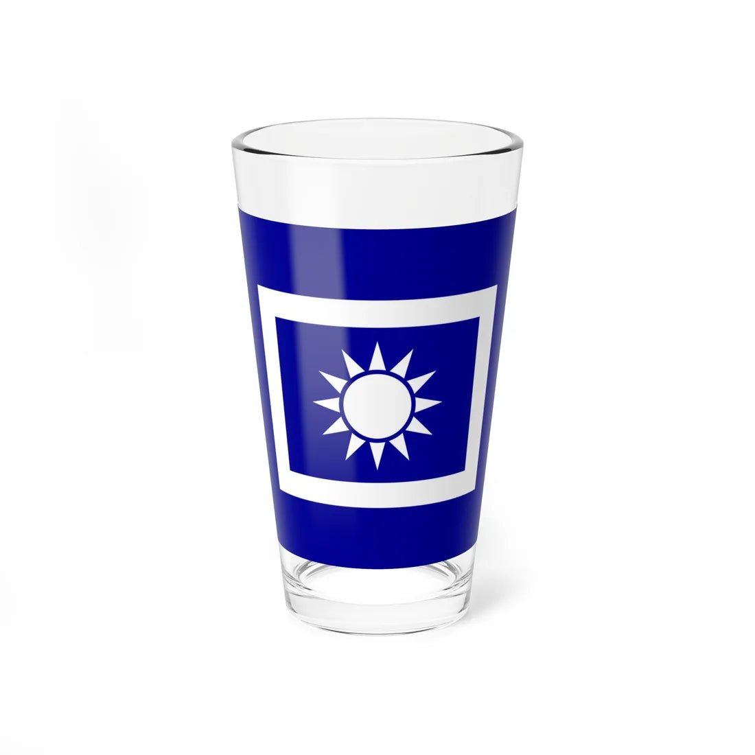Flag of police of the Republic of China 1932 (China) Pint Glass 16oz 16oz - Go Mug Yourself