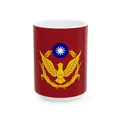 Flag of police of the Republic of China (China) White Coffee Mug 15oz - Go Mug Yourself
