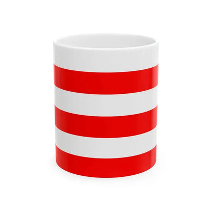 Flag of Polignac (France) White Coffee Mug 11oz - Go Mug Yourself