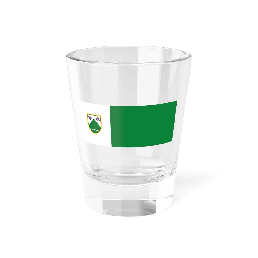 Flag of Poljcane (Slovenia) Shot Glass 1.5oz 1.5oz - Go Mug Yourself