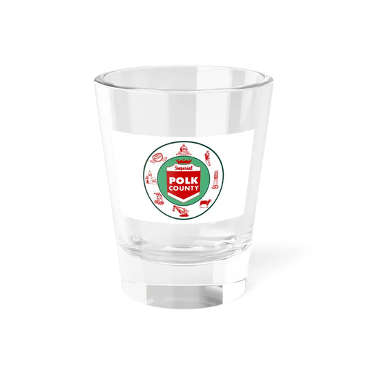 Flag of Polk County Florida (United States) Shot Glass 1.5oz 1.5oz - Go Mug Yourself