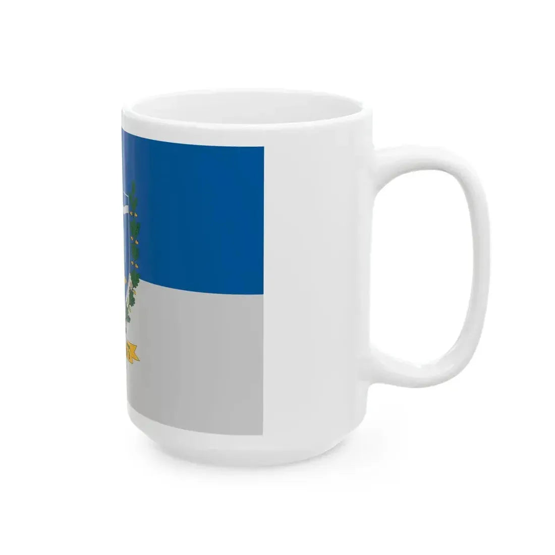 Flag of Poloskefo (Hungary) White Coffee Mug - Go Mug Yourself