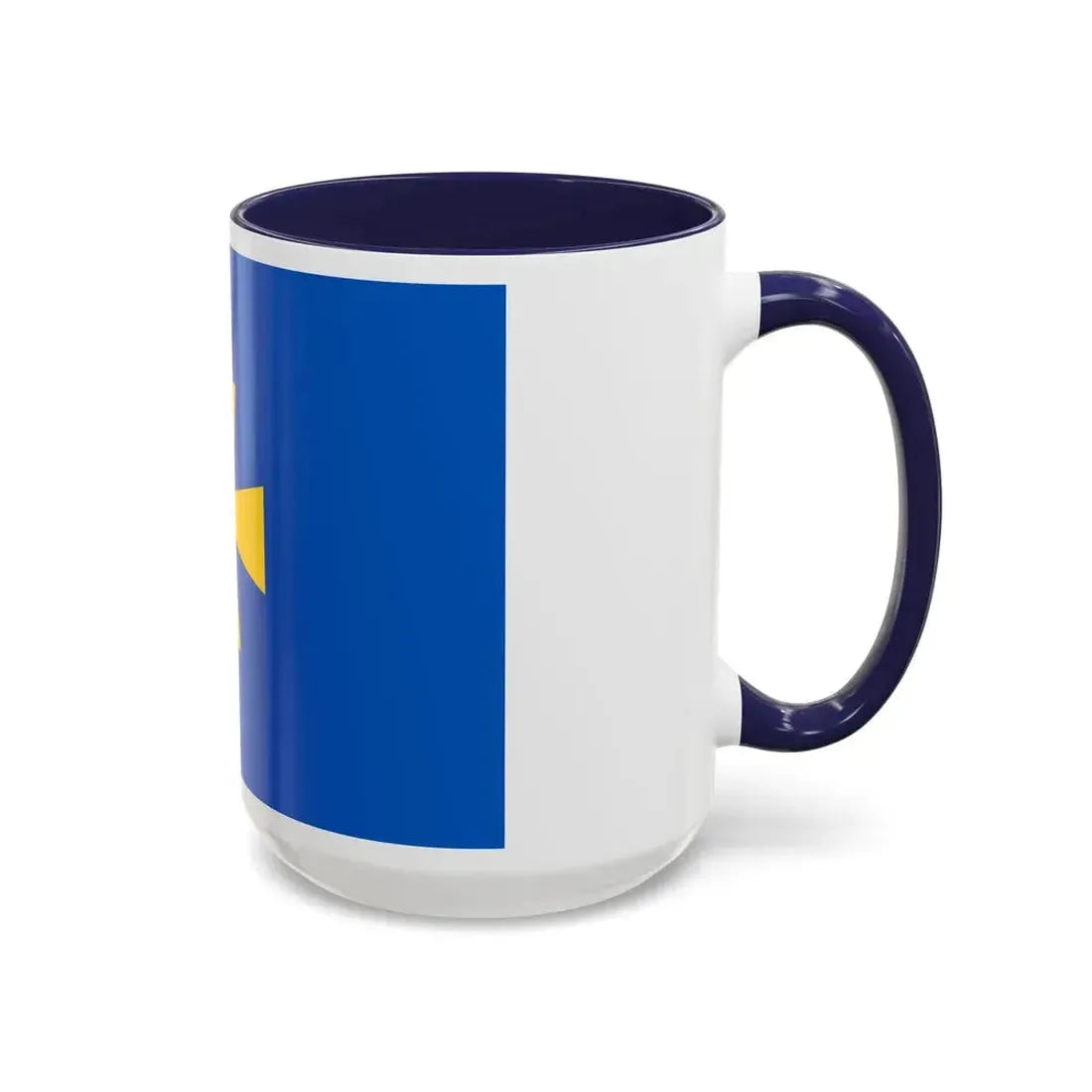 Flag of Poltava Oblast Ukraine - Accent Coffee Mug - Go Mug Yourself