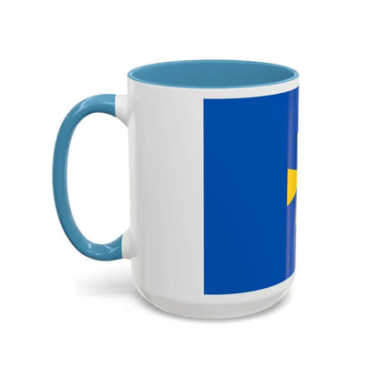 Flag of Poltava Oblast Ukraine - Accent Coffee Mug - Go Mug Yourself