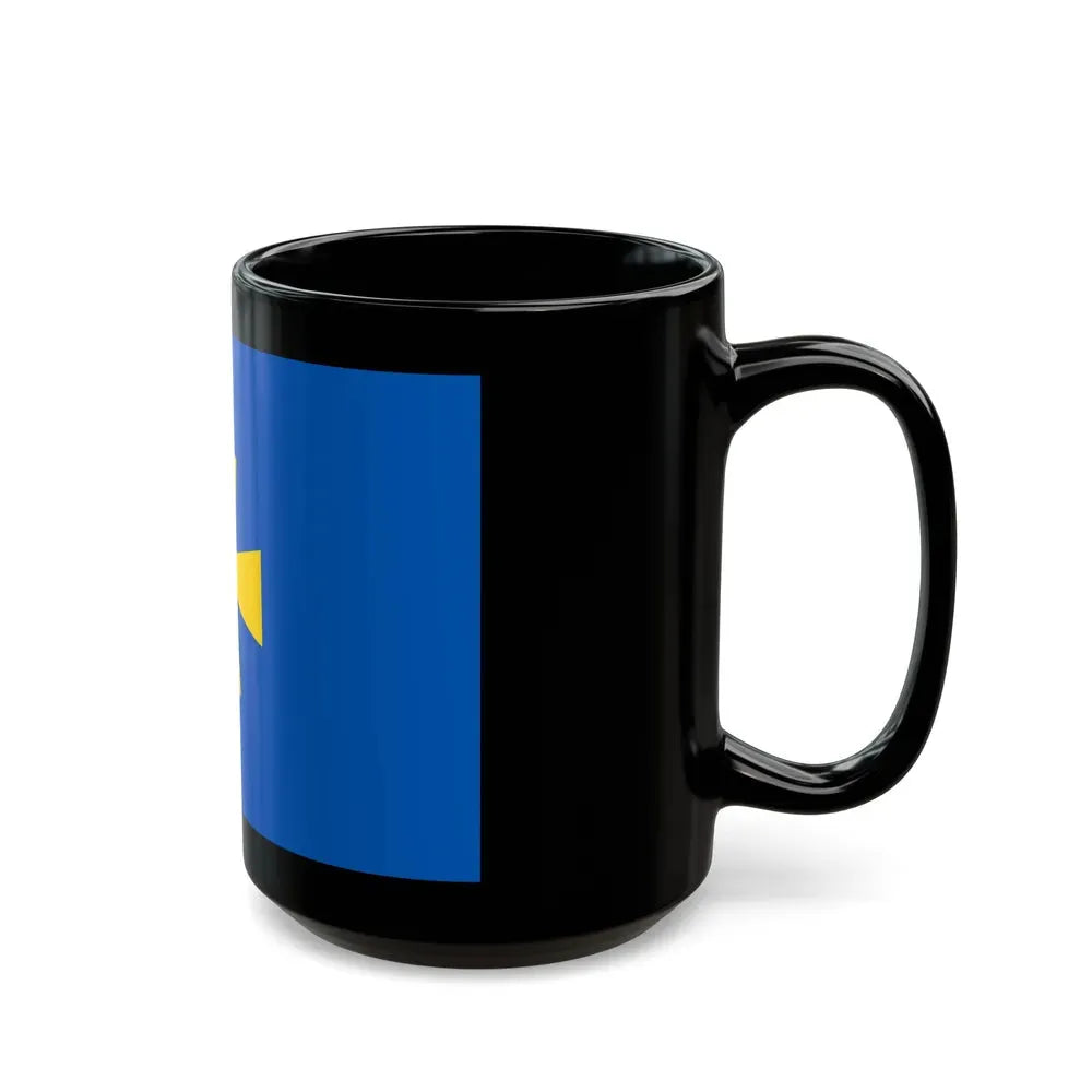Flag of Poltava Oblast Ukraine - Black Coffee Mug - Go Mug Yourself