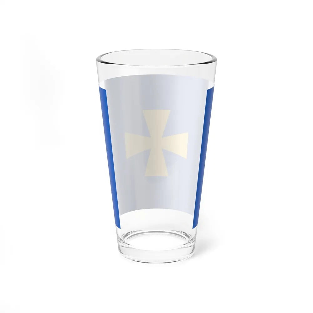 Flag of Poltava Oblast Ukraine - Pint Glass 16oz-Go Mug Yourself