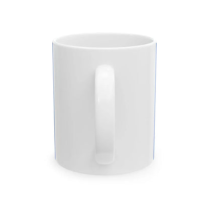 Flag of Poltava Raion (Ukraine) White Coffee Mug - Go Mug Yourself